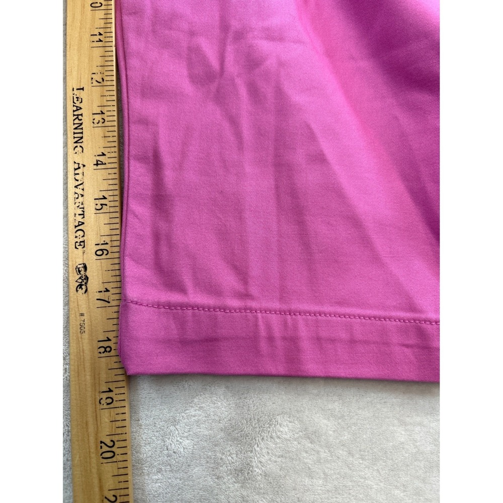 St Johns Bay Capri Pants Womens 16 Pink Mid Rise Secretly Slender Stretch NWT - Picture 9 of 10